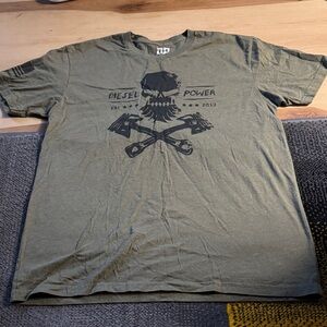 Diesel Power Men's Green T-Shirt